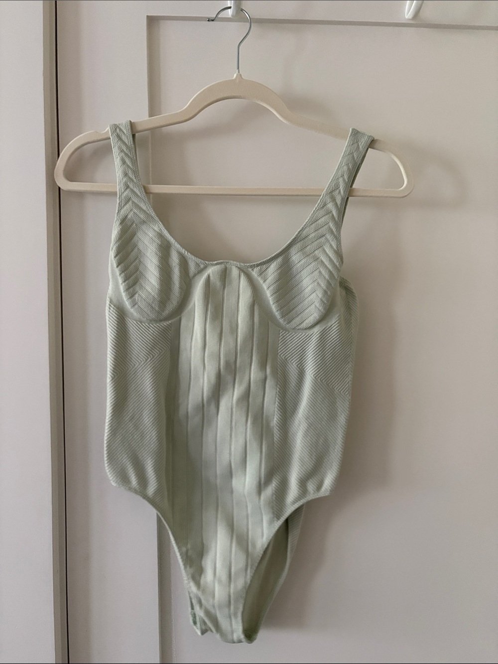 Women’s Anthropologie Light Green Bodysuit